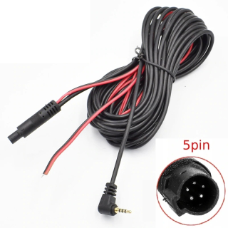 Cúvacie kamery - 5-kolíkový kábel kábla 10 m 5pin jack 2,5 mm